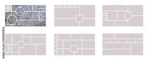 Mood board templates Landscape ( Presentation & Social media)