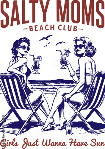 salty moms beach club svg, salty moms Svg, salty moms club Svg, salty moms beach Svg