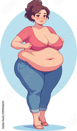 donna in varie pose illustrazione in costume da bagno in biancheria intima o vestita  vettoriale	
