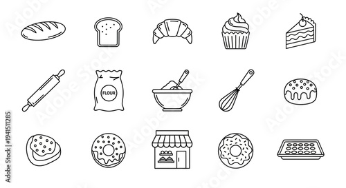 Baking essentials and treats for culinary delights