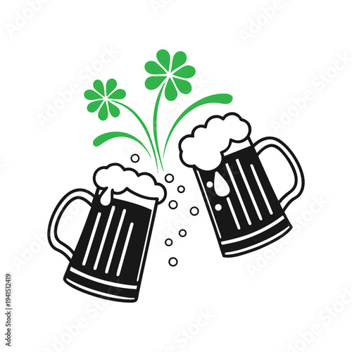 beer mug vector illustration