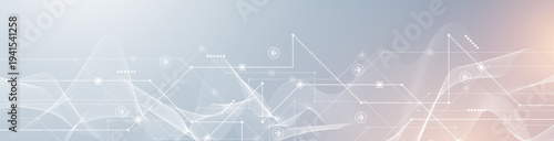 Motherboard technology circuit board background texture design. Creative idea AI banner concept for internet technology. Digital motherboard concept for poster, cover, banner, header, web template