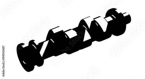 Mechanical camshaft component for engine synchronization and valve control