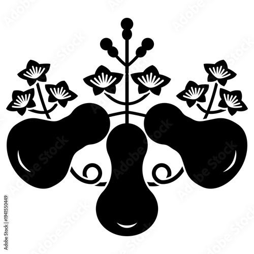 家紋です。瓢桐といいます。