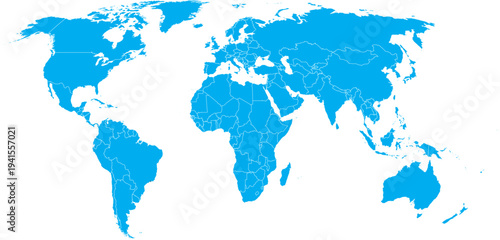 world map vector format design 