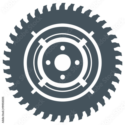 Heavy duty tractor tire with rugged treads and a steel rim