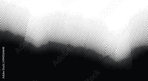 Abstract halftone pattern with a dark shape and gradient creating a striking visual effect silhouette high quality professional detailed modern elegant