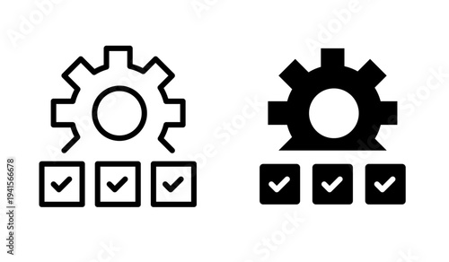 Finished Work Icon for Task Completion, Project Management, and Productivity Tracking