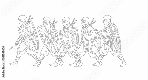 Ninja Warriors Formation Shield Formation Lineup