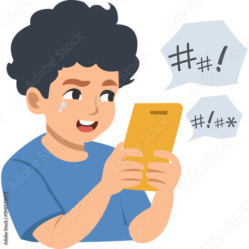 Cyberbullying Illustration