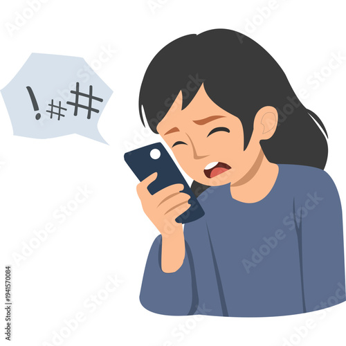 Cyberbullying Illustration