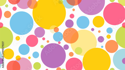 Eye catching colorful dot pattern background for bold creative projects