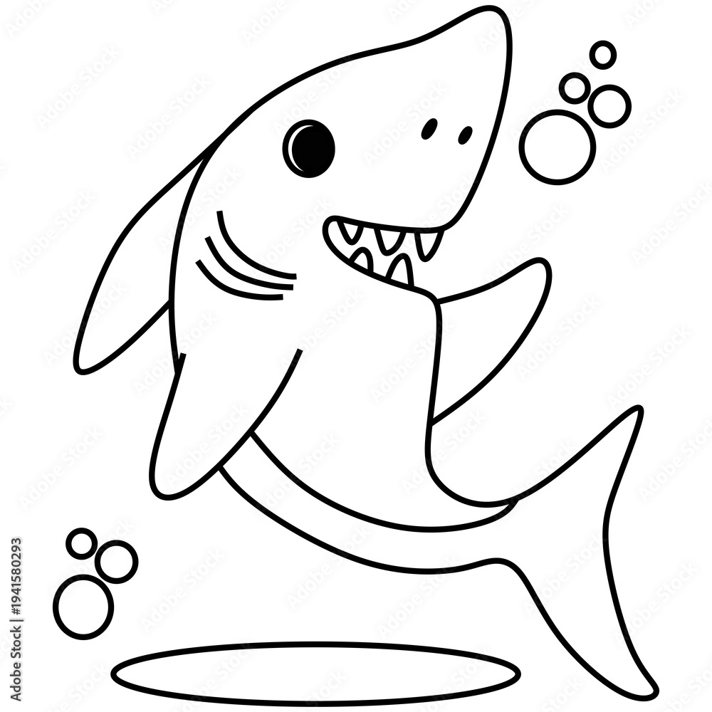 Obraz premium coloring pages for kids vector background 01