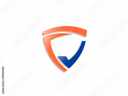 Secure Shield Protection Logo in Orange and Blue with Integrated Check Mark Icon for Safety, Quality Control, and Insurance Free Download Secure Shield Protection Logo in Orange and Blue with Integrated Check Mark Icon for Safety, Quality Control, and Insurance - GFXLoad