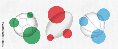 Creative Sports Poster with Bold Colors