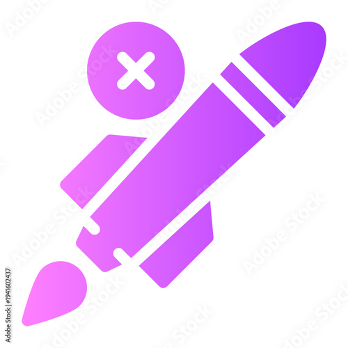 delete gradient icon