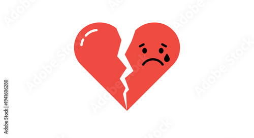 Broken Heart Sadness Emotion Icon