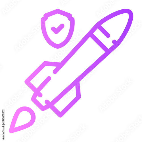 shield gradient icon