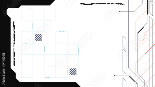 Abstract futuristic and sci-fi with cyberpunk style design for background.