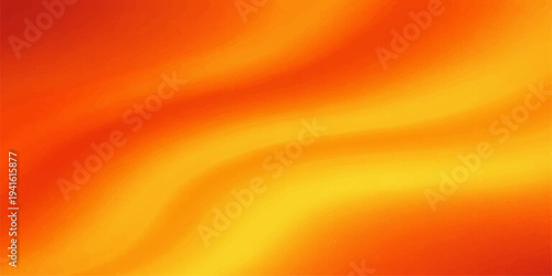 Abstract orange fire background with waves and flames