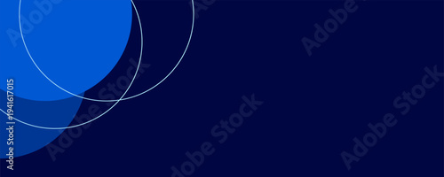 Abstract blue geometric background. Dynamic shapes composition. vector illustration. eps 10