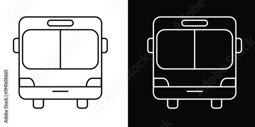 Bus icon vector for web and mobile app. bus sign and symbol. transport symbol eps 10