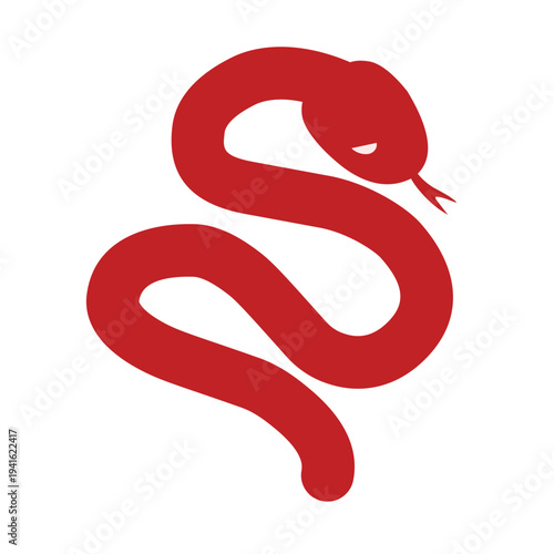 Red Snake vector