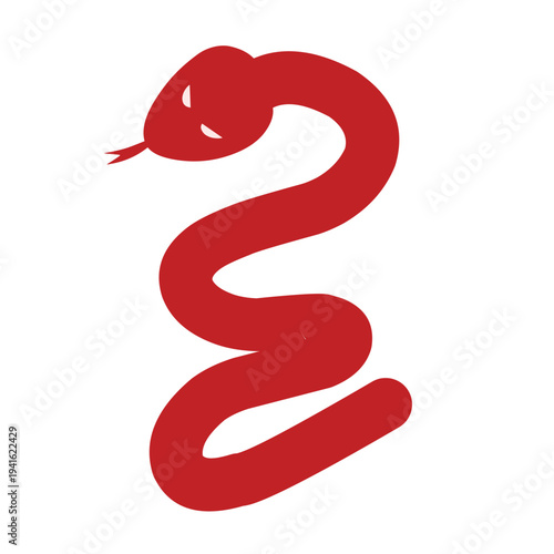 Red Snake vector