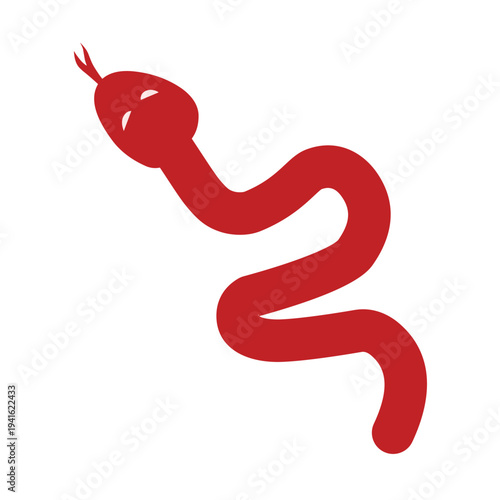 Red Snake vector