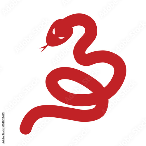 Red Snake vector