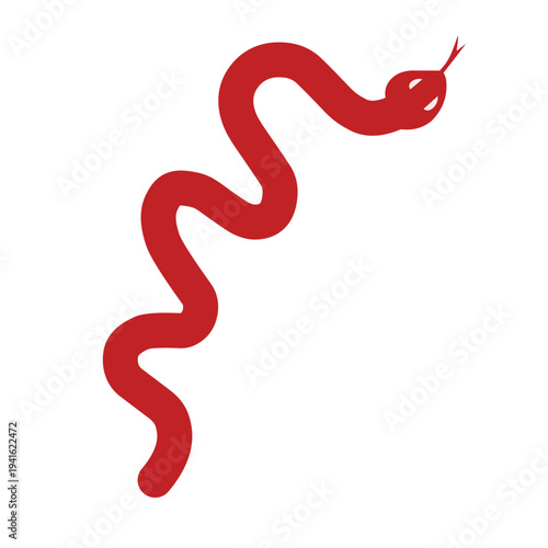 Red Snake vector
