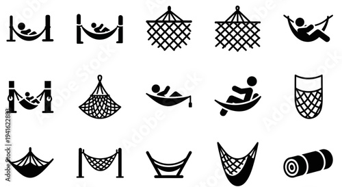 Various gymnastics and acrobatic poses illustrated in simple black silhouettes on a clean background from different viewpoints.