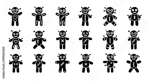 Collection of diverse cartoon aliens in various dynamic poses and unique designs displayed together