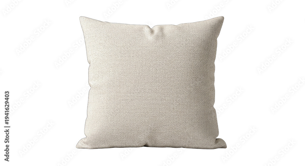 custom made wallpaper toronto digitalCozy Textured Throw Pillow - Neutral Fabric Cushion for Home Decor