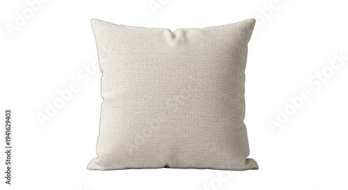 Wallpaper Mural Cozy Textured Throw Pillow - Neutral Fabric Cushion for Home Decor Torontodigital.ca