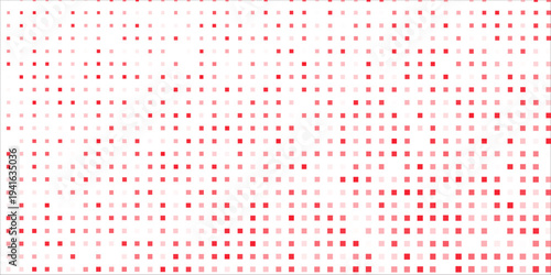 red halftone pattern. Retro comic gradient background. Bright orange pixelated dotted texture overlay. Cartoon pop art faded gradient pattern. Vector backdrop for poster, banner, advertisement