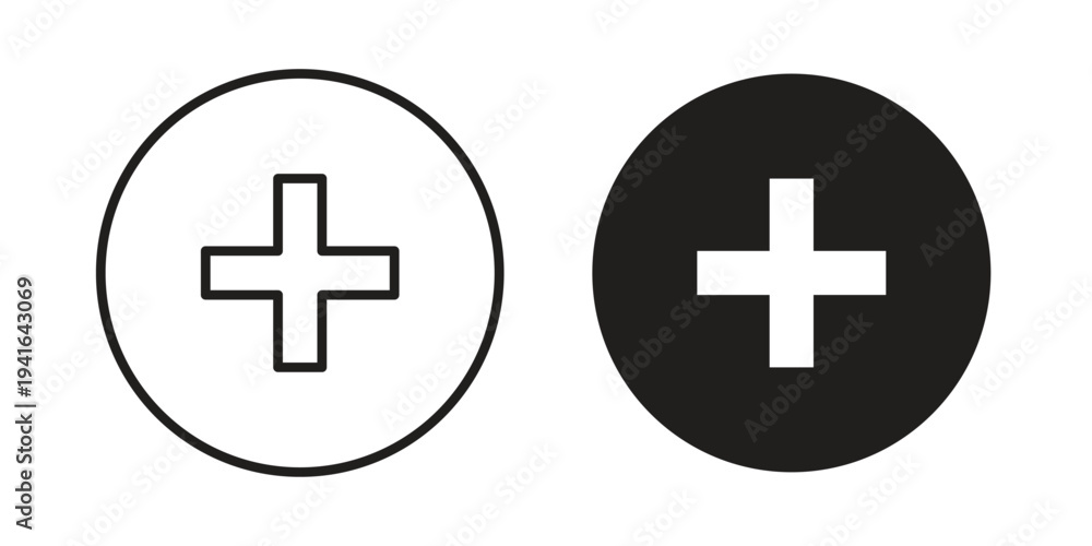 Obraz premium Hospital sign concept. Silhouette, glyph symbol. Isolated design.