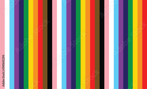 Pride Background with LGBTQ. Pride flag colours. Rainbow stripes background. Vector illustration for apps and websites. Pride Background with LGBTQ Pride Flag Colours. vector illustration eps file. 