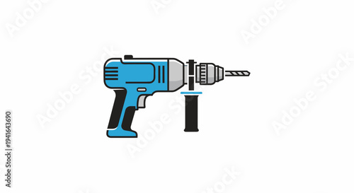 Electric Drill Tool with Drill Bit.