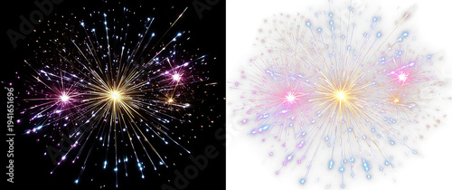 Fotografie PNG Overlay fireworks