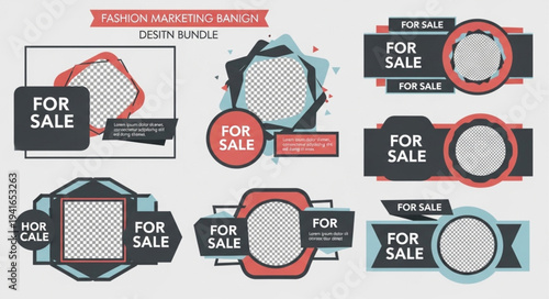 Fashion Banner Templates - Stylish Sale Promotion Designs.