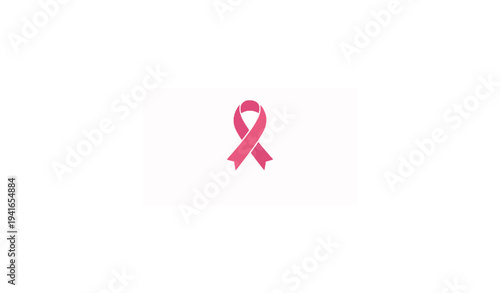 Pink Breast Cancer Awareness Ribbon Vector Healthcare Support Design