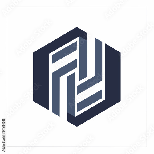 Illustration of large orange rocks with small clouds in the background