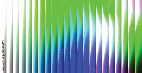 Abstract background with green, blue, and pink vertical gradient stripes creating a colorful and vibrant artistic design