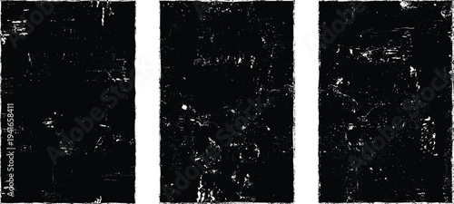 Canvastavla Glitch distorted grungy isolated layers