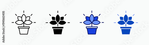 Serenity Icon Sheet Multiple Style Collection Isolated Vector