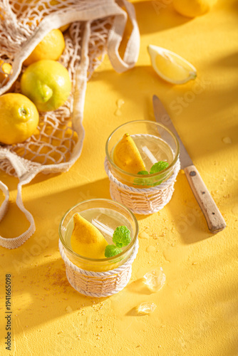Homemade and fresh lemonade...