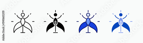 Vitality Icon Sheet Multiple Style Collection Isolated Vector