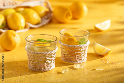 Homemade and fresh lemonade...