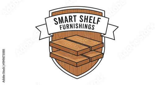 Smart Shelf Furnishings Wooden Stack Logo.